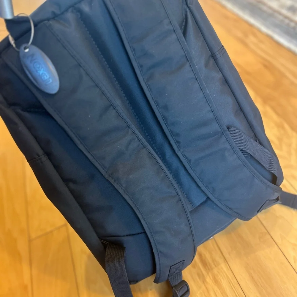 Title: NWT Lexon Modern Laptop Backpack Travel Bag Black Aluminum Handle
